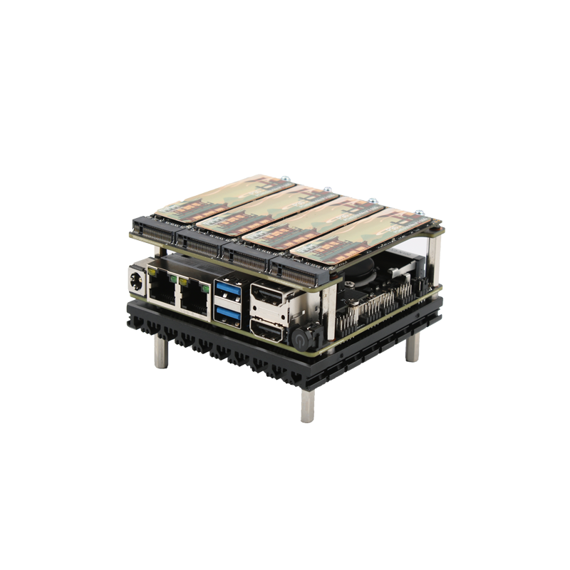 X86-P5 development version special machine 4*M.2 NVMe adapter board only applicable to X86-P5 N100/i3-N305 model