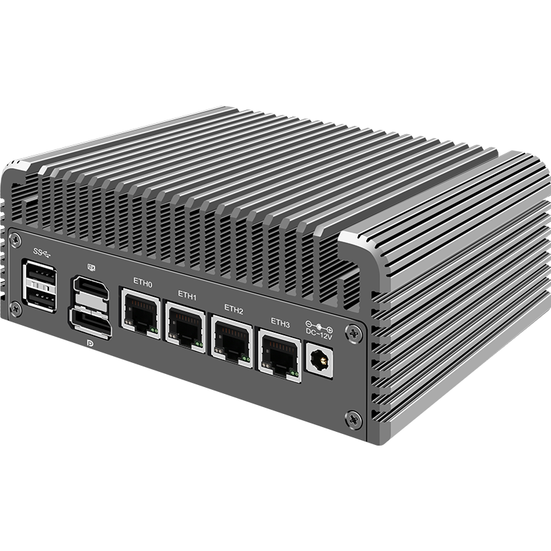 12th Gen Intel Firewall Mini PC Alder Lake i3 N305 8 Core N200 N100 Fanless Soft Router Proxmox  DDR5 4800MHz 4xi226-V 2.5G