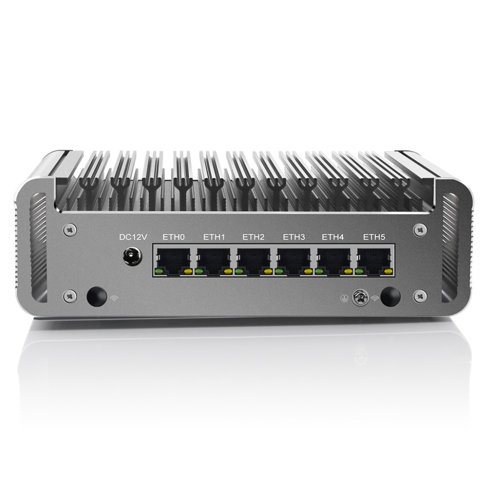 The 11th generation i5-1135G7/i7-1165G7 fanless mini 6-port i226-2.5g soft route newly upgraded copper tube chassis