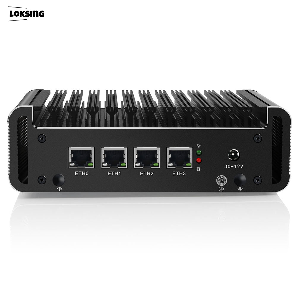J4125 Soft Routing I210/I226/2.5G Network Card Dual Memory Mini Host/Nas/Lede/Pve/Esxi Fanless Energy-Saving Computer