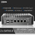 12th Generation Intel 2.5G Soft Router PC Celeron J6413J/6412 4 Network Ports i226-V LAN Fanless Mini PC Firewall Computer
